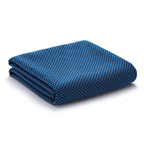 Toalha esportiva Fesjoy de 30,5 x 101,6 cm com secagem rápida e fresca toalha absorvente de suor par