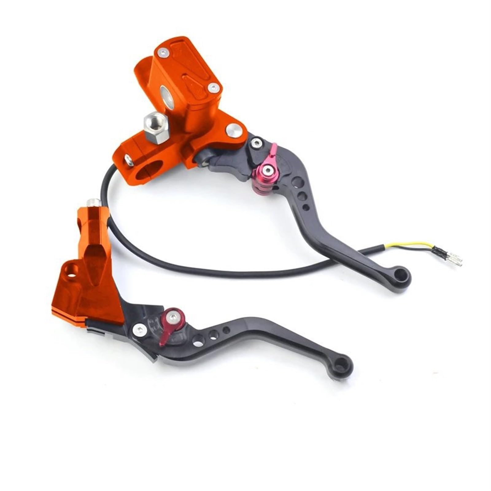 Hguvsjd Orange For Cr Cr80 Cr85 Cr125 Cr250 22Mm 7/8'' Motorcycle Handlebar Handle Brake Clutch Line Lever Motorcycle Brake Lever(Orange)