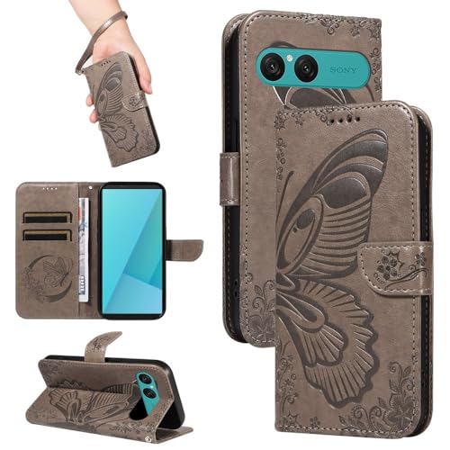 Étui pour Sony Xperia 1 VIII Idéal au Bureau comme en Voyage Motif Papillon