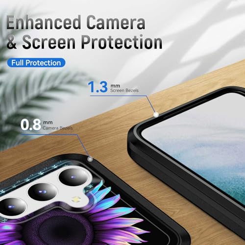 JHYYTUJTYP for Galaxy A55 5G/A35 5G Case,[Military Grade Drop Tested] Heavy-Duty Tough Rugged Shockproof Protective Case for Samsung Galaxy A55 5G/A35 5G 6.6 Inch,American Flag Sunflower - image 6