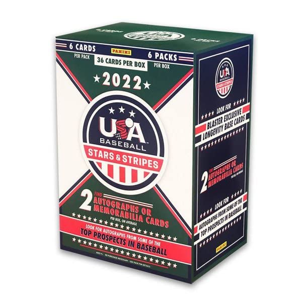 Panini Prestige 2022 Panini Stars and Stripes USA Baseball Blaster Factory Sealed