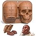 Molde de Silicona Con Forma de Calavera, Molde de Calavera de Silicona Grande y Realista, Molde de Calavera Para Hornear, Chocolate, DecoracióN de Tartas Para Halloween y Fiesta de CumpleañOs