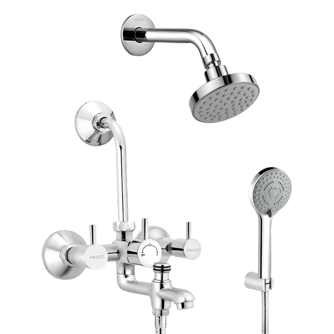 ENICET 3-in-1 Wall Mixer - Shower & Hand Shower -1