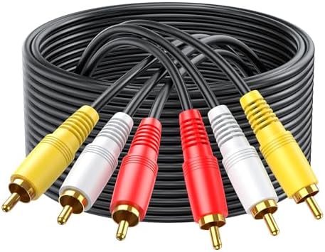 Composiet Kabel - Composiet Audio & Video Kabel, 3x Tulp (RCA) male