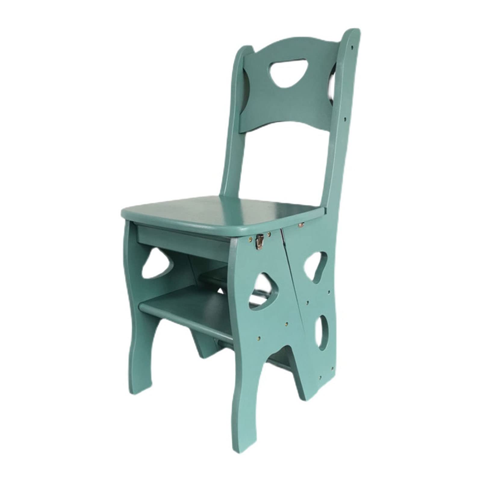 Escalier tabouret en bois pour organiser la cuisine et attraper les livres en hauteur