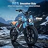 DEEPOWER QS7 Electric Bike for Adults, 1500W Peak Power 30MPH E-Bike, 48V 20Ah/35Ah/60Ah Battery Options, 35–180 Mile Range, 20” Fat Tire Ebike, 7-Speed All-Terrain Electric Bicycle #3