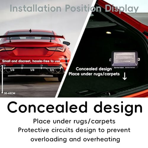Image of LCD Parking Sensor Kit - Displays Data on Original Screen, Easy Rear Installation, Compatible with CVBS Cameras (Not for AHD), 18 Probe Colors to Match Any Vehicle(Green)