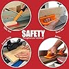 Fulton 4 Piece Woodworking Safety Kit, Table Saw Feather Board, Magnetic Push Stick, Straight & Angled Push Blocks for Table Saws, Router Tables, Jointers, Band Saws, Reduce Kickback, Improve Safety #1
