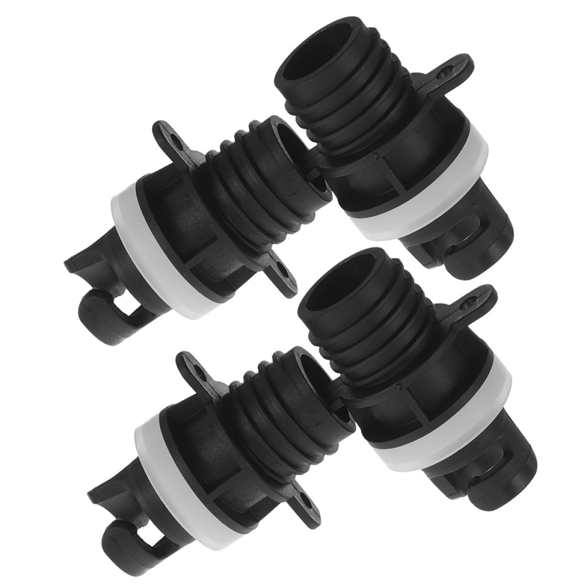 LABRIMP 4pcs Air Pump Adapter for Inflatables with Pvc Material, Quick Conversion and Rapid Inflation Features, Suitable for Inflatable Boats and Outdoor Sports Activities