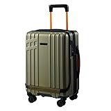 [トレードワークス] BEAMS DESIGN フロントオープンスーツケース (カーキ)