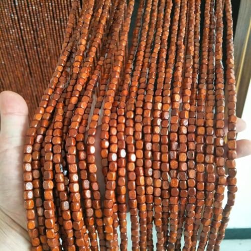 Rideaux en perles de bois faits à la main 70x120cm pour porte - 2