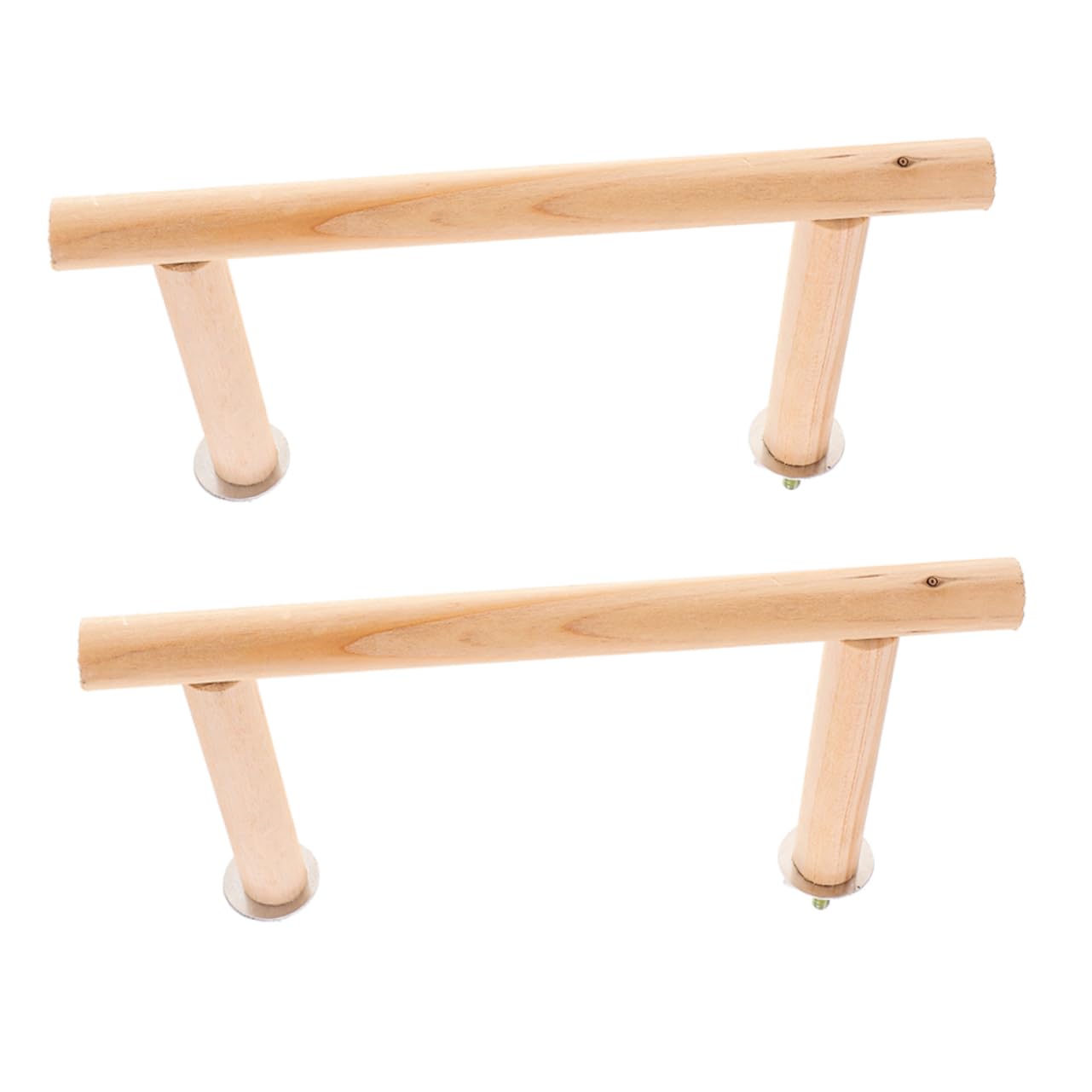 Happyyami 6pezzi Posatoi Per Uccelli Legno Naturale Supporto Per Pappagalli Da Gioco e Riposo Facile Da Installare Giocattolo Per Uccelli Per Spazio Attività Aggiuntivo