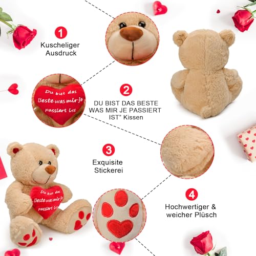 Valentinstag Teddybär Geschenk für Sie,8' Teddybär,Valentinstagsgeschenke – Bild 2