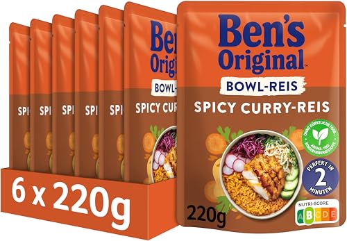 BEN'S ORIGINAL™ Express Bowl-Reis Spicy Curry 6x220g