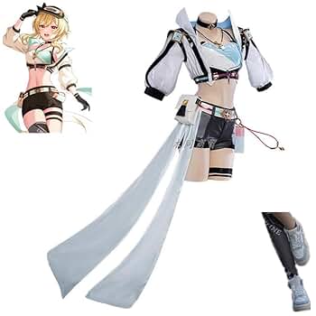 Amazon.co.jp: [晴れ着] 原神 蛍 レーシングスーツ コスプレ衣装