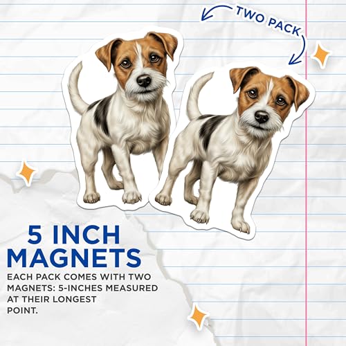 Imanes de perro Jack Russell Terrier 2 unidades 5 in miniatura 3