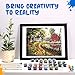 Ledgebay Paint by Numbers Kit for Adults: Beginner to Advanced Number Painting Kit - Fun DIY Arts & Crafts | Color by Numbers for Adults - Kits Include - (The Road Home 16