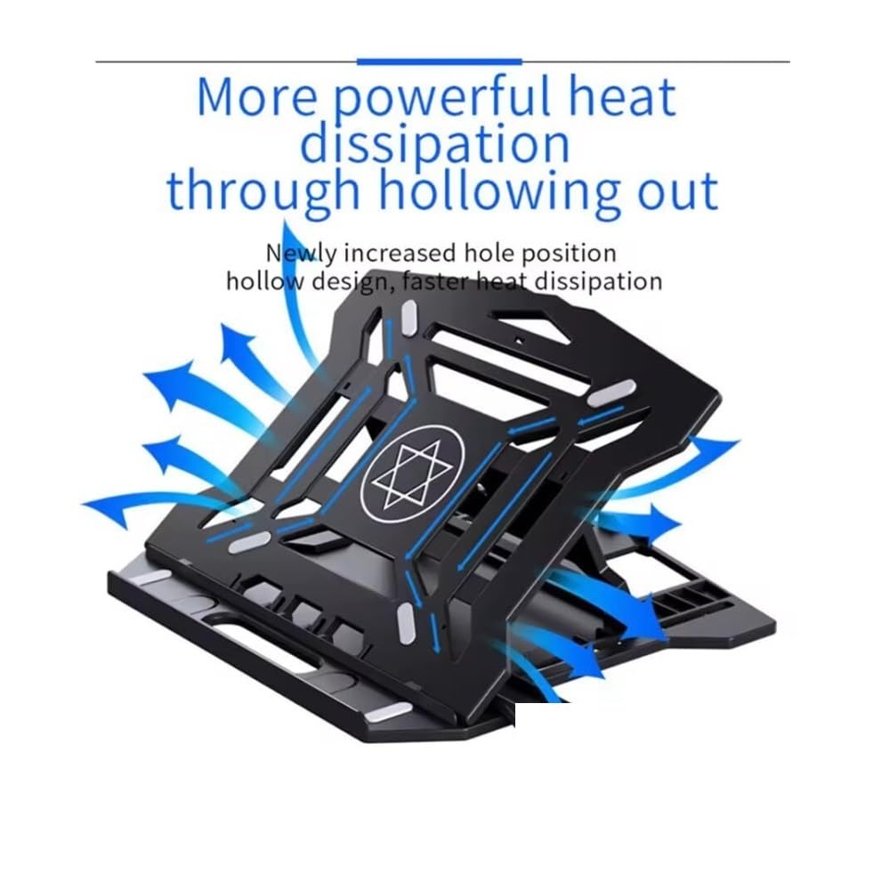 Base di raffreddamento da Gaming Supporto For Laptop For Regolabile A 360° Con Fori Di Ventilazione per PC Notebook