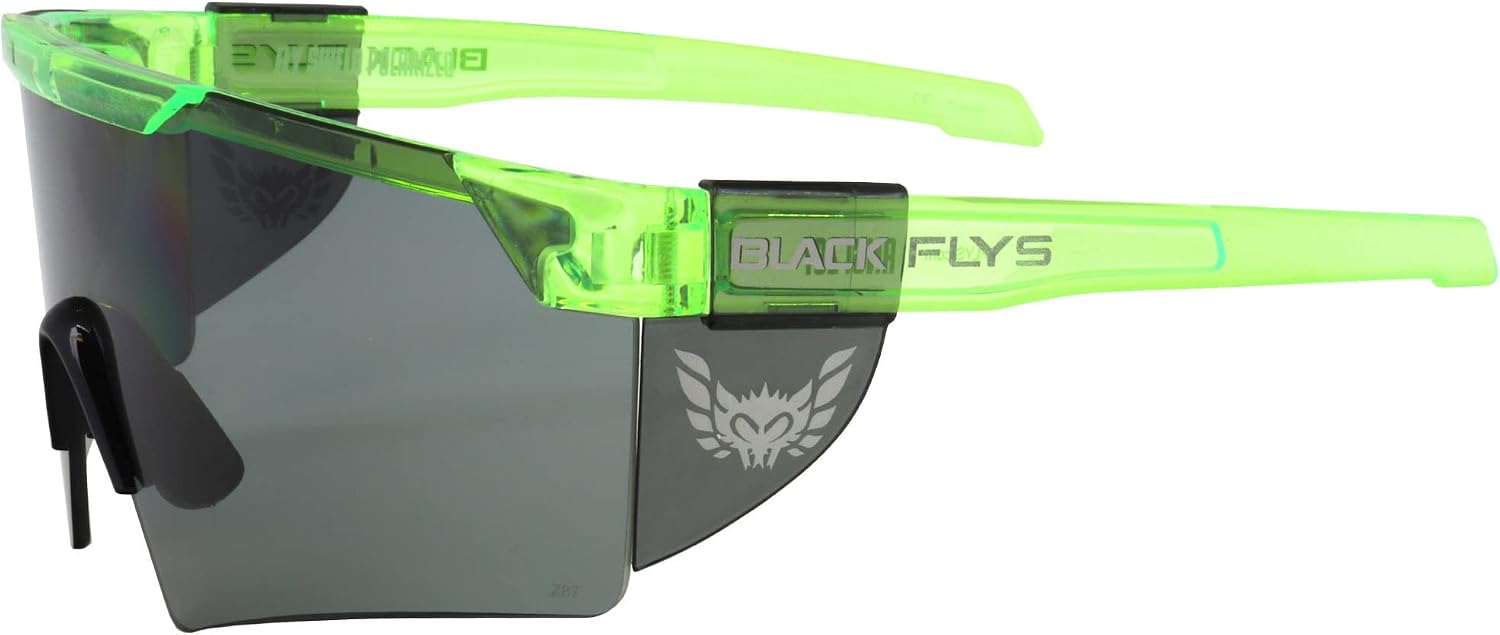 Black Flys Fly Shield Single Lens Z87.1+ Safety Sunglasses