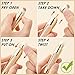 FOCALLURE FIX CORRECTOR Concealer Stick, Full Coverage Concealer Makeup, Color Corrector for Dark Circles, Including Replaceable Applicator, YL01 CREME