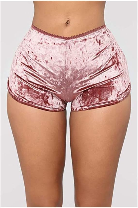 Women Velvet 2 Piece Outfit Sexy Strappy Babydoll Lingerie Pajama Set Camisole with Shorts Sleepwear Nightwear - Image 4