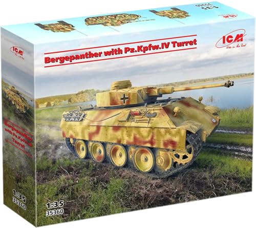 ICM Maquette Char Bergepanther With Pz.Kpfw.IV Turret 35360 échelle 1:35 pour modéliste