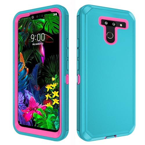 Asuwish Phone Case for LG G8 ThinQ Cell Cover Hybrid Rugged Shockproof Hard Protective Drop Proof Full Body Heavy Duty Mobile Accessories LGG8 Thin Q G 8 LG8 G8thinq LGG8thinq 8G Women Light Green