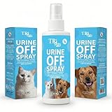 TRI Pets Urine Off Spray – Bio-Enzymatic Stain & Odor Remover for Dogs & Cats, Prevents Re-Marking, Safe for Home & Pets, Fresh Scent – 120ml