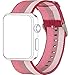 Produktbild topp - Nylon Armband für Apple Watch 42/44 mm, Berry
