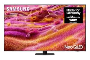 Samsung Neo QLED 4K QN90F 75 Zoll (189 cm) Mini LED Fernseher, Antireflexion, NQ4 AI Gen3 Prozessor, Neo Quantum HDR+, 4K Upscaling Pro, Dolby Atmos, Knox Security, Samsung Vision AI Smart TV