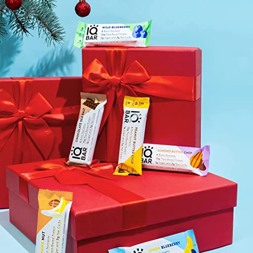 Iqbar Brain And Body Keto Protein Bars - 7 Sampler Keto Bars - Energy Bars - Low Carb Protein Bars - High Fiber Vegan Bars And Low Sugar Meal Replacement Bars - Vegan Snacks #TOP2