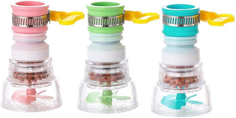 360° Rotating Faucet Booster Shower Kitchen Sink Faucet Extender Water Filter Tap Head Nozzle Activated Carbon Water Purifier