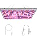 Relassy 300W LED Grow Light Panel, Auto On/Off Timer Function, 338 LEDs Reflector 16-Band Full Spectrum Plant Light for Indoor Plants Seeding Veg and Flower Commercial Planting