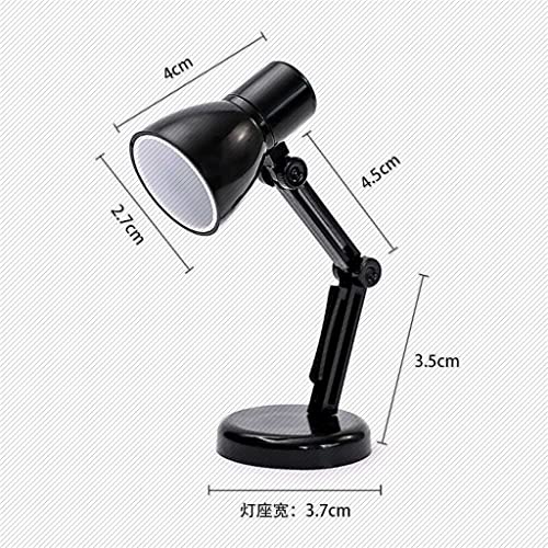 Lampe de table veilleuse tactile noire et petite lampe de bureau portable - 6