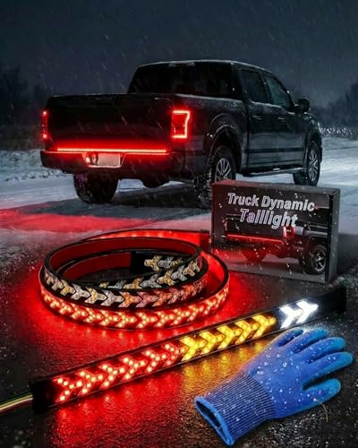 60-Inch LED Tailgate Light Bar Strip,2026 Truck Dynamic Taillight with