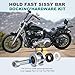 MoKitDora Hold Fast Sissy Bar Docking Hardware Kit for Harley 2018-later Softail Fat Boy FLFB, FLFBS, FXBR FXBRS FLDE, FLHC, FLHCS, Slim FLSL, FXBB, FXFBS, FLSB, FXLR, FXLRS and FXST Models, Chrome