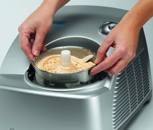 De'Longhi ICK 6000 Eiscremeautomat, Kompressor, 700 Gramm, silber – Bild 5