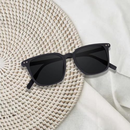 SpadeAces Men Black Lens Polarized Black Full Rim Butterfly Sunglasses For Everyday Outdoor Casual Wear UV Protection Shades(Black) - Image 2