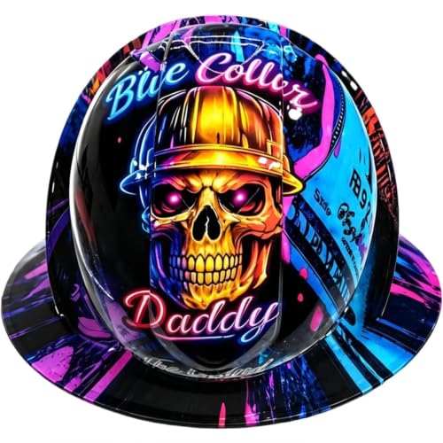 Blue Collar Daddy Hydro-Dipped Hard Hat (1pc)