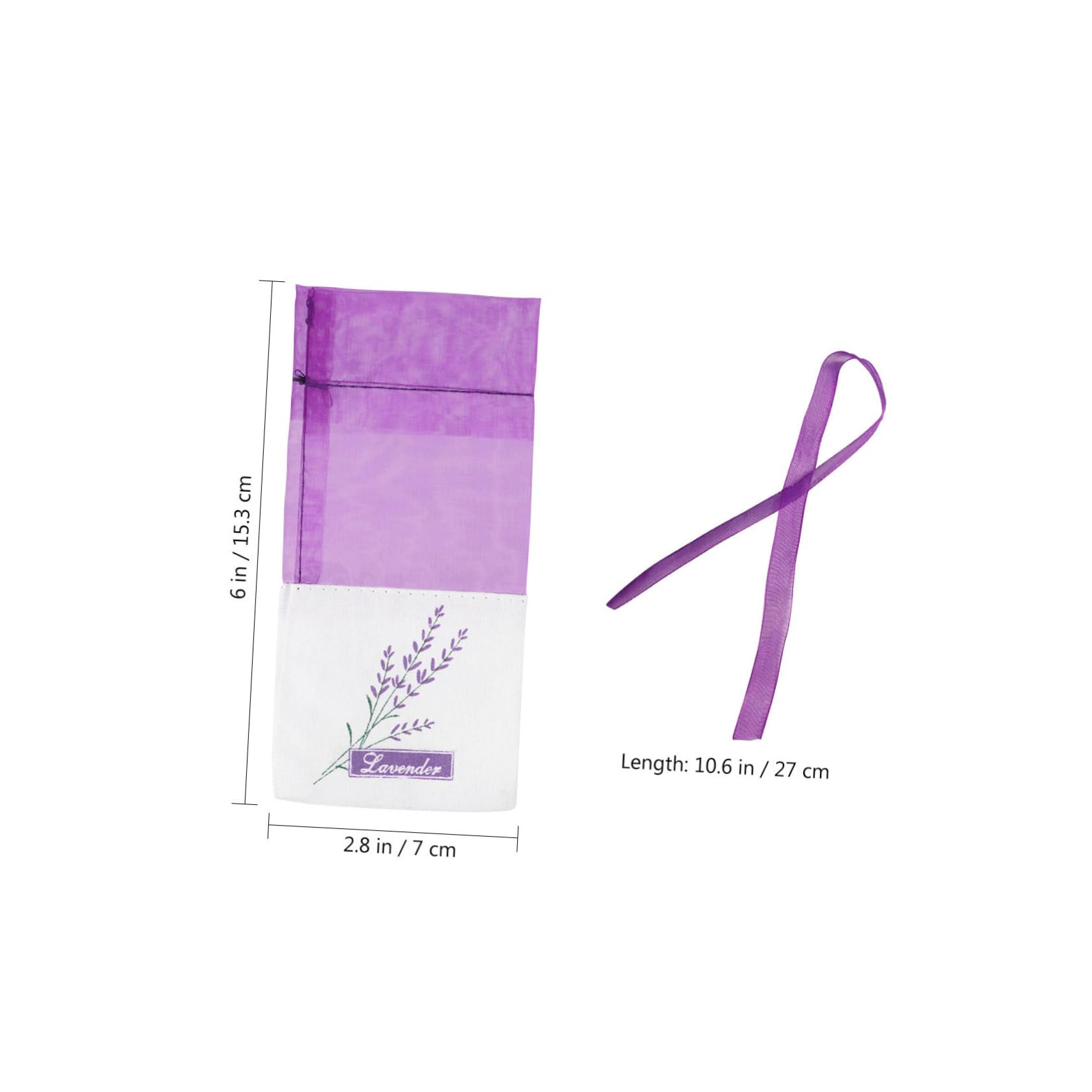 SOLUSTRE 72stücke Lavendelsäckchen Mit Floralen Mustern Leere Duftbeutel Organza Für Aromatherapie Hochzeiten Und Aufbewahrung Dunkelviolett Hellviolett Blumenmuster