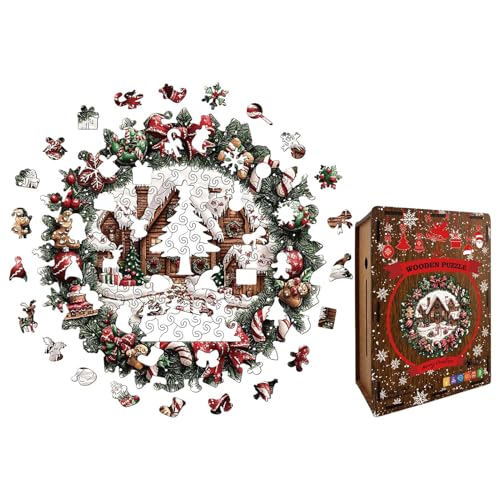 Juguete de Navidad interactivo y coleccionable en madera fina para adultos y adolescentes