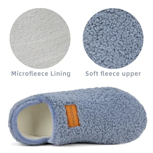 House Slippers for Women Soft-Lightweight House Shoes Men’s Furry Slippers Socks with Rubber Sole for Indoor Outdoor Use2