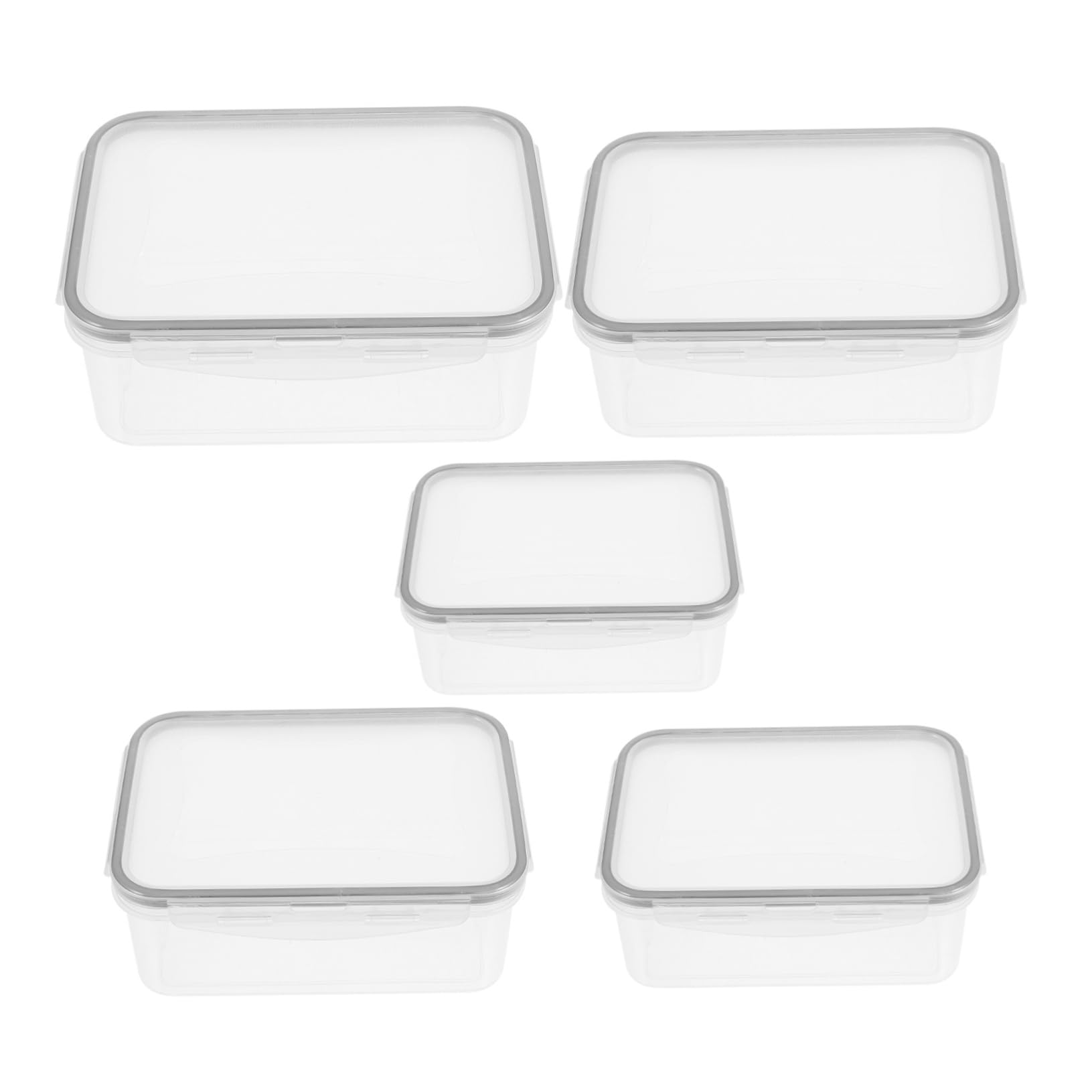PRETYZOOM 10 Piezas juego de verduras recipientes para aperitivos con tapas contenedor de almacenamiento de cocina refrigerador encargados del almacenamiento de alimentos cajas de verduras