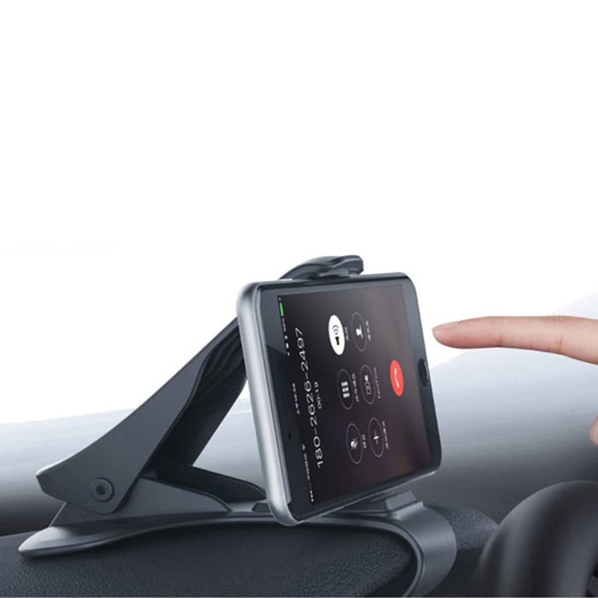 Gatuida 3pezzi Supporto Magnetico Per Navigazione Auto Bracket Rotante Gradi Per Smartphone Facile Installazione e Design Innovativo Adatto Tutti Modelli Di Telefono Nero