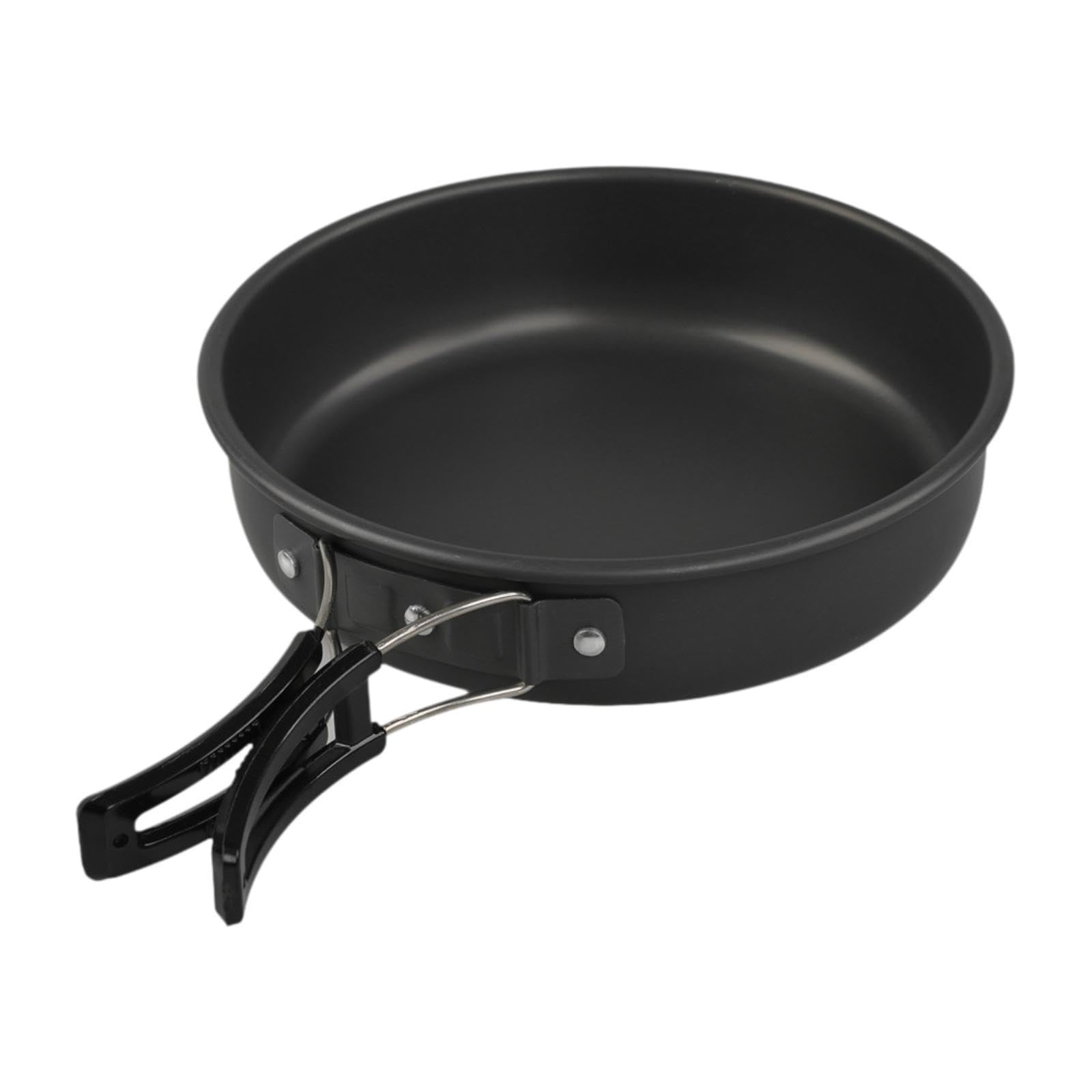 Yiju Camping Frying Pan Portable Camping Skillet for Backpacking Outdoor Barbecue