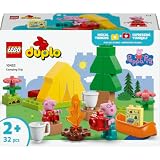 LEGO Duplo Peppa Pig Excursión Campestre 10452 | Juguetes para niñas y niños de 2+ años, juego montessori, motricidad fina, barca y 2 figuras, regalo de cumpleaños, 32 piezas