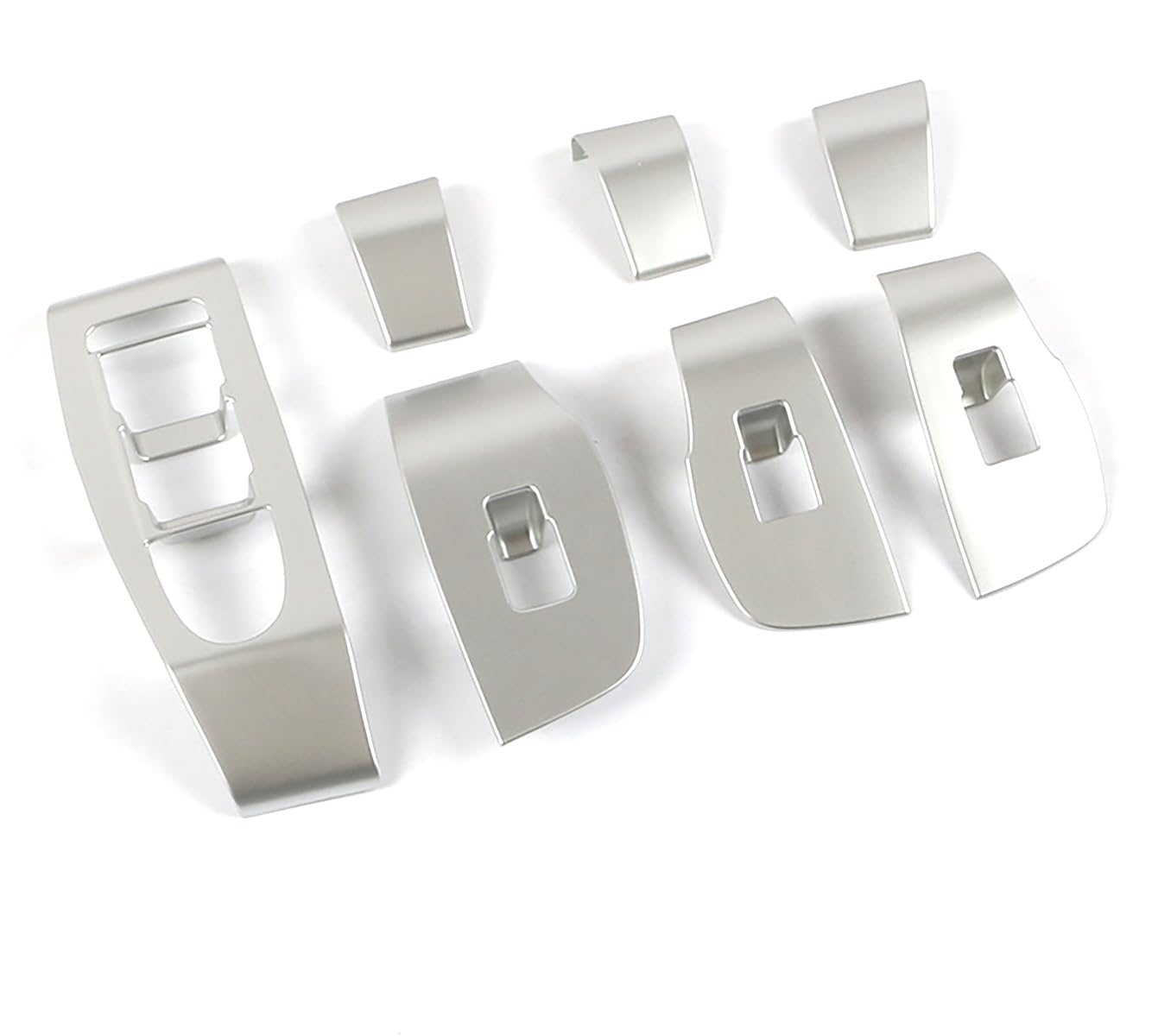 Car Accessories Fit for 2019-2023 2024 2025 Mazda 3 Axela Automobile Door Window Control Panel Cover Molding Door Lock Switch Trim (Carbon Fiber Style) Stainless Steel 7 PCS