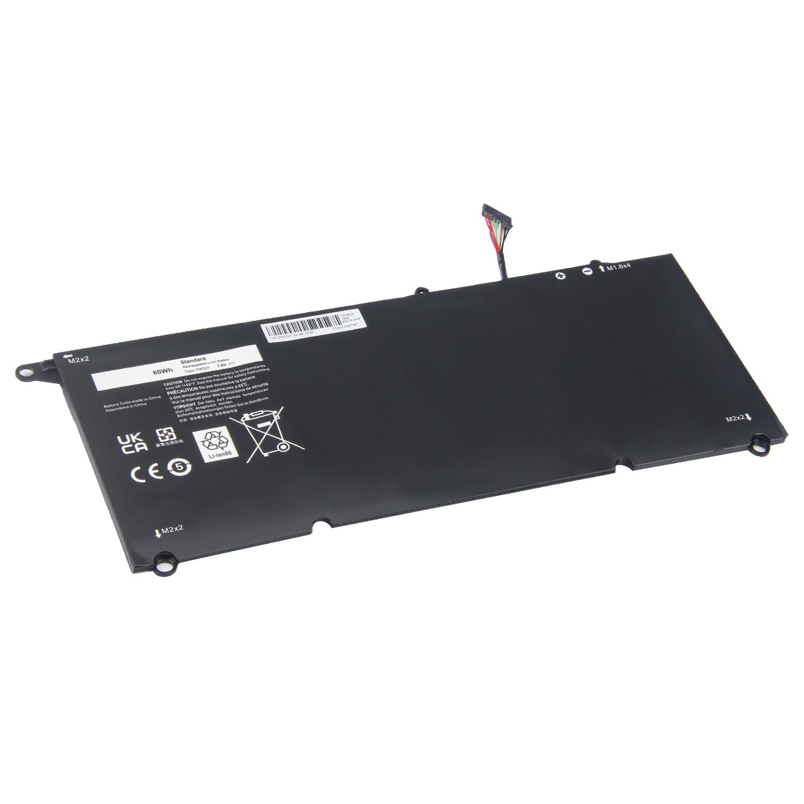POWERSMART Für Dell XPS 13-9360-D1605G, XPS 13-9360-D1705G Li-Polymer