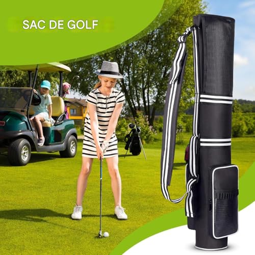 Sac de golf portable homme léger pour 3 à 9 clubs voyage