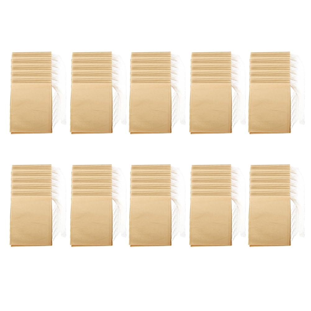 3000 bolsas de filtro de té, bolsa de té de papel desechable con cordón, seguro, fuerte penetración, papel sin blanquear